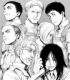 I "Guerrieri di Marley":  Porco e Marcel Galliard, Reiner Braun, Berthold Hoover, Annie Leonarth, Pieck Finger, Zick Yaeger. Vengono addestrati da Marley come guerrieri grazie al potere dei giganti, ma, essendo elidano di nascita, vengono continuamente ma